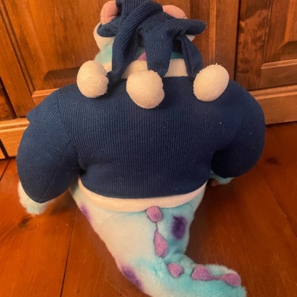 New Disney Store Exclusive Sulley Snowman Plush 12" Monsters Inc. Christmas Toy - Picture 5 of 7